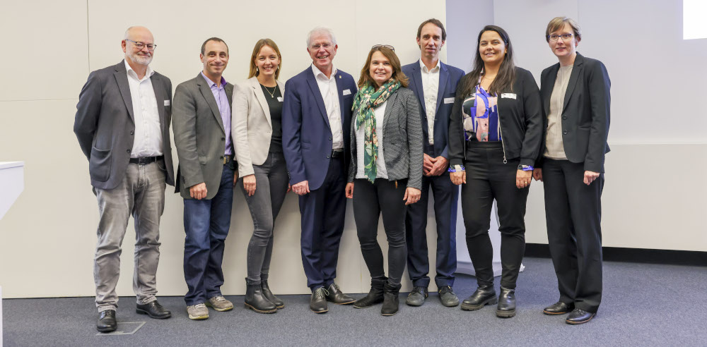 Das Team der Leichtbau-Allianz Baden-Württemberg beim Technologietag Leichtbau 2024